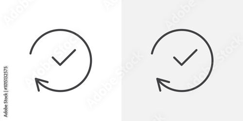 Time forward icon vector icon set in black and white color.