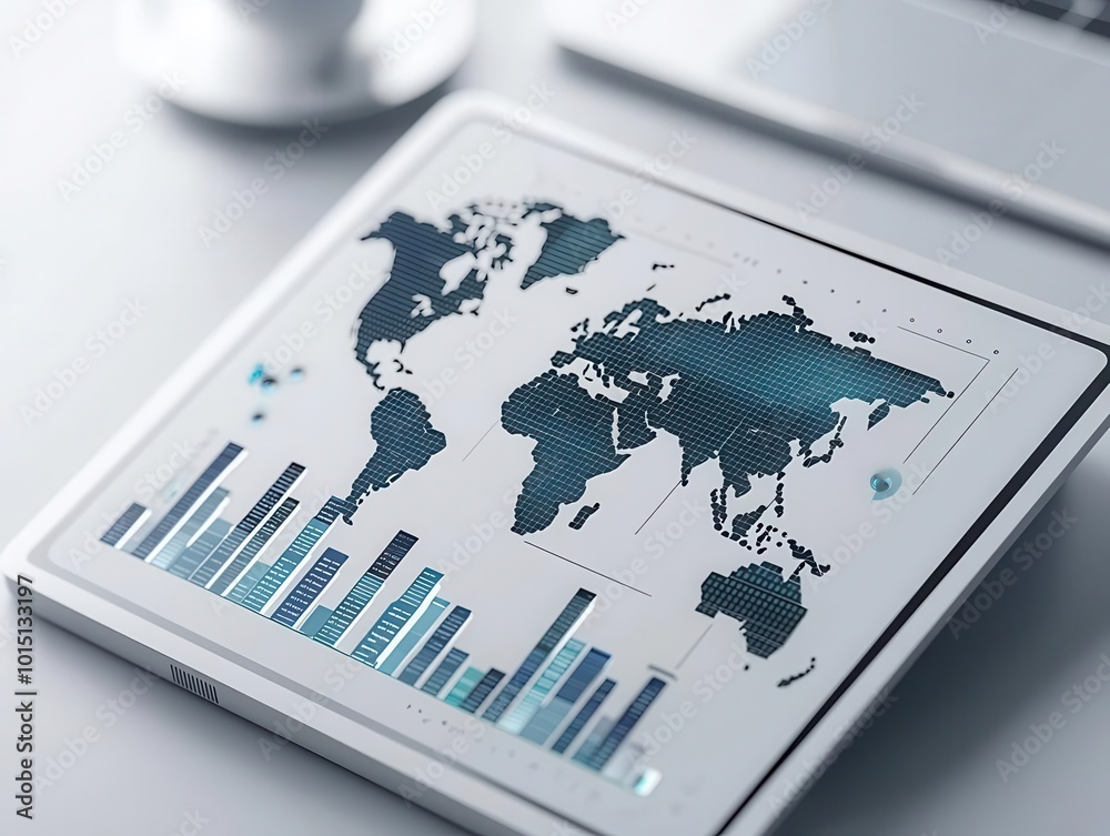 AI-powered data analytics hub visualizing global banking trends, financial analytics, data insights AI-powered data analytics hub visualizing global banking trends, financial analytics, data insights