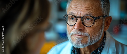 A specialist carefully performing a physical examination of a patient in a private medical office