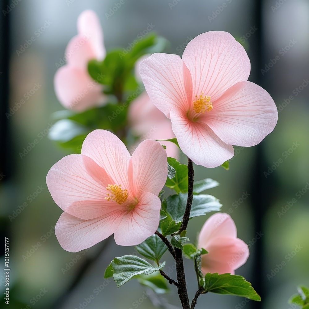 Vibrant Pink Flowers in Lush Spring Garden Blooming Beautifully Vibrant Pink Flowers in Lush Spring Garden Blooming Beautifully
