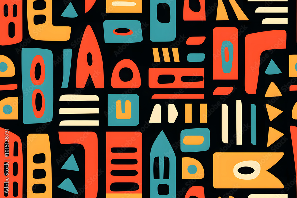 Seamless ethnic aztec geometric seamless traditional tribal pattern. Background for fabric, wallpaper, card template, wrapping paper, carpet, textile, cover