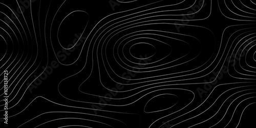 Abstract wave paper curved reliefs background .gradient multicolor wave curve lines banner background design .topographic contours map background .Vector geographic contour map.	