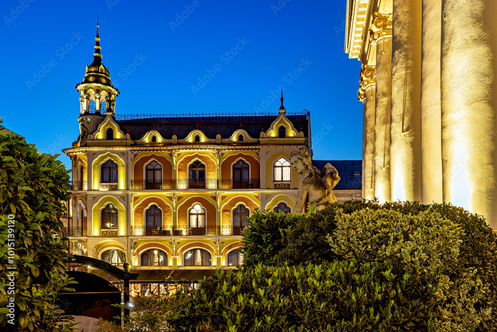 Obraz premium The City of Oradea in Romania 