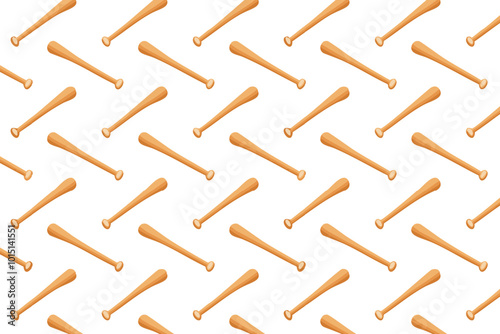 Baseball bats pattern isolated icon vector illustration design, vector illustration