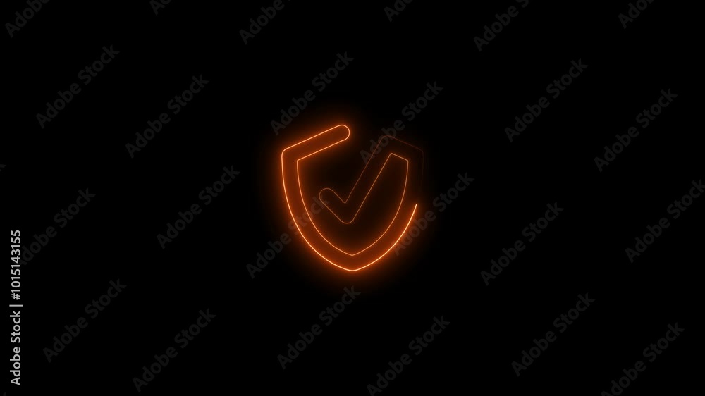 Neon cyber Neon glowing lock icon security concept with glowing shield and lock icon on dark background. Closed padlock on digital circuit board. Safety concept. Digital data protection. Neon cyber Neon glowing lock icon security concept with glowing shield and lock icon on dark background. Closed padlock on digital circuit board. Safety concept. Digital data protection.