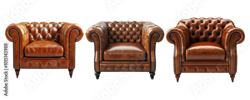 Elegant Leather Armchairs for Stylish Interiors