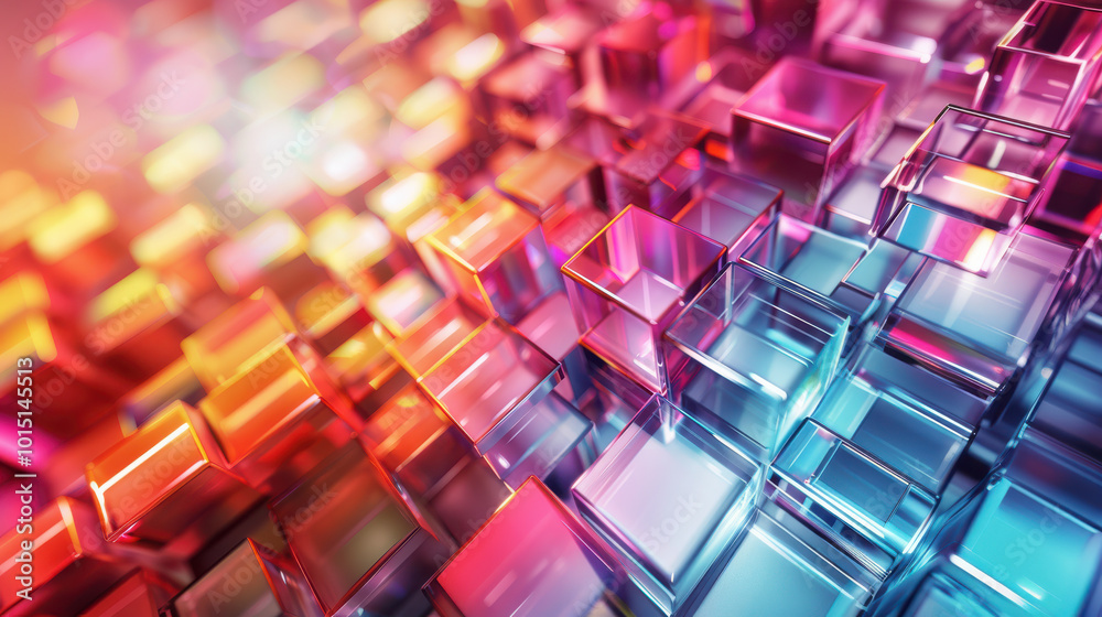 abstract glowing illustration of transparent colorful shiny shape and layers background abstract glowing illustration of transparent colorful shiny shape and layers background
