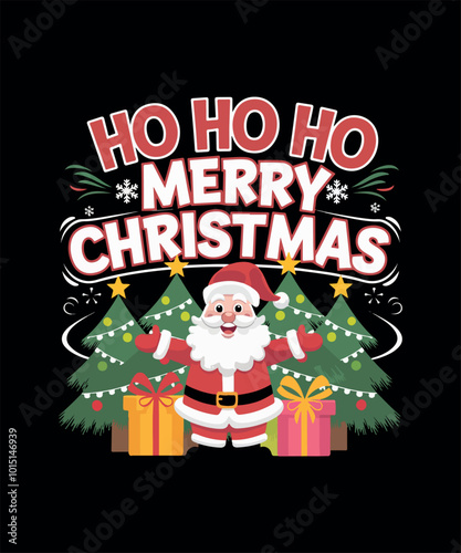 Merry Christmas T-shirt Design