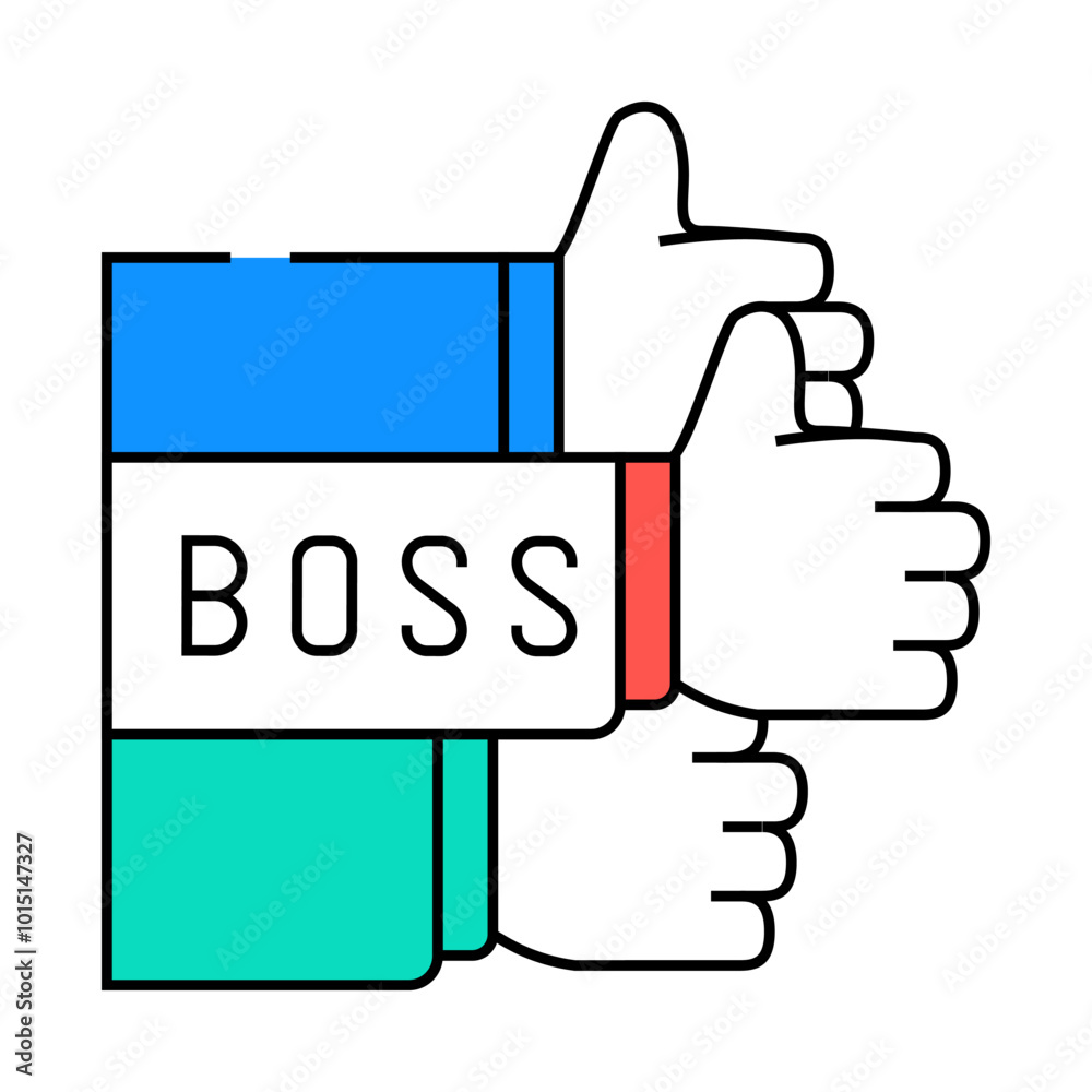 likes for boss line icon vector. likes for boss sign. isolated symbol illustration likes for boss line icon vector. likes for boss sign. isolated symbol illustration