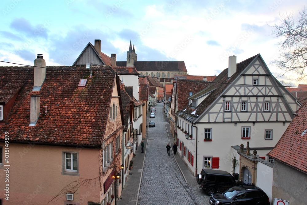 Old town in Rothenburg ob der Tauber, Germany Old town in Rothenburg ob der Tauber, Germany