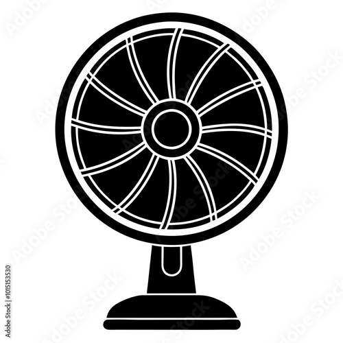 fan isolated on white background