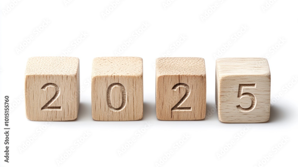 happy new year 2025 concept isolated on white happy new year 2025 concept isolated on white