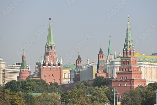 The Moscow Kremlin.