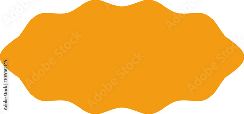 Starburst orange sticker set for halloween - collection of special offer sale oval and round shaped sunburst labels and badges. Promo stickers with star edges. Vector.
