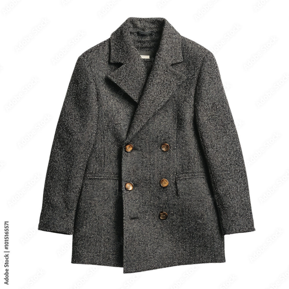 Fashion Wool Coat on transparent background Fashion Wool Coat on transparent background