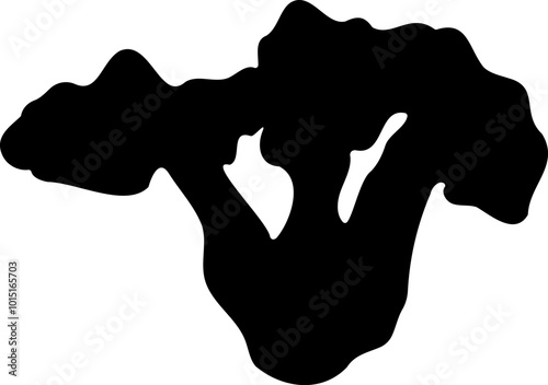 Mushroom silhouette icon vector image. Big set of mushroom - Edible and non-edible mushrooms. Vector illustration