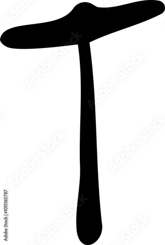 Mushroom silhouette icon vector image. Big set of mushroom - Edible and non-edible mushrooms. Vector illustration