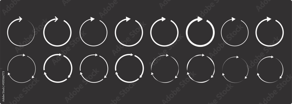 circular arrow icon, refresh, reload arrow icon symbol sign, vector illustration EPS10 circular arrow icon, refresh, reload arrow icon symbol sign, vector illustration EPS10