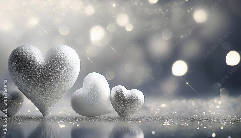 hearts on glass bokeh background with space for text, valentine's day concept, greeting card hearts on glass bokeh background with space for text, valentine's day concept, greeting card