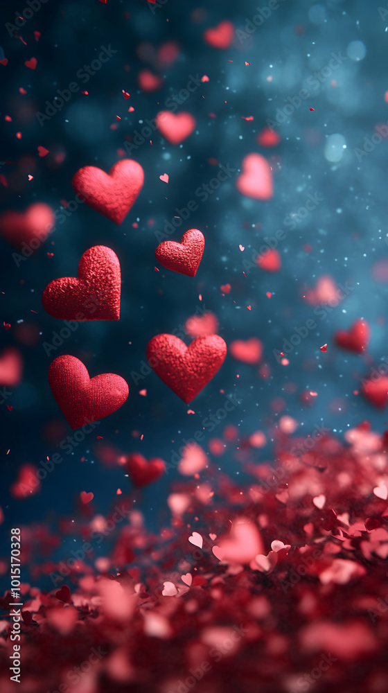 Obraz premium red hearts