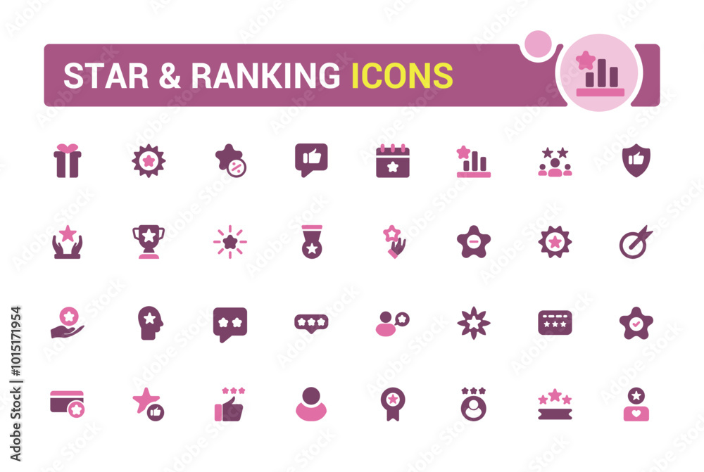 Star & ranking Related solid colorfull icons set, such web symbol as Star Rating, First Place, Shoulder Strap and more. Two color filled icon collection, Editable and pixel perfect sign pack. Star & ranking Related solid colorfull icons set, such web symbol as Star Rating, First Place, Shoulder Strap and more. Two color filled icon collection, Editable and pixel perfect sign pack.