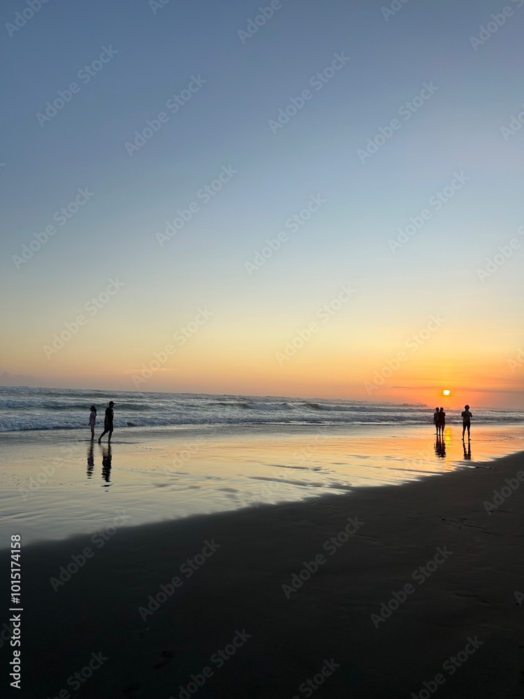 sunset on the beach sunset on the beach