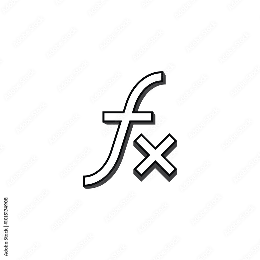 mathematical intergal symbol icon illustration mathematical intergal symbol icon illustration