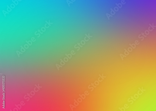 Light Multi color, Rainbow gradient blurred bright pattern. Texture smooth and blurred gradient brilliant backdrop. Design layout multicolor for poster banner web. Gay Pride LGBT concept is colorful	
