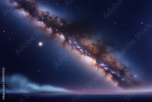 night sky with stars