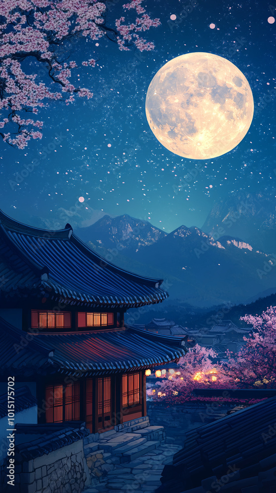 traditional Korean lunar new year celebration Seollal background eating and exchanging gifts in hanok traditional Korean lunar new year celebration Seollal background eating and exchanging gifts in hanok