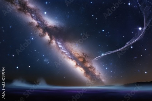starry night sky