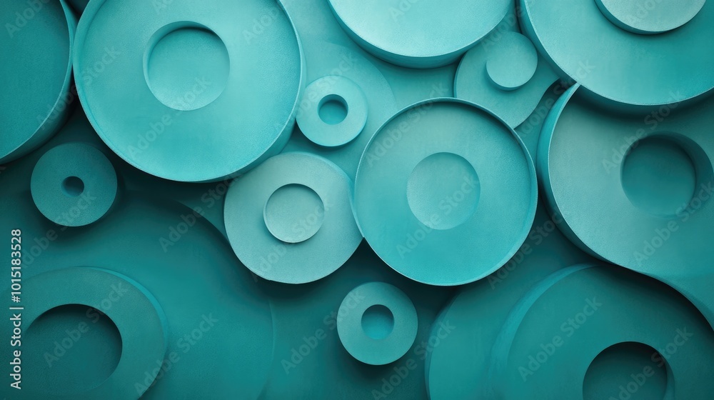 High-resolution teal background featuring circular abstract shapes, creating a balanced and calming visual effect. High-resolution teal background featuring circular abstract shapes, creating a balanced and calming visual effect.
