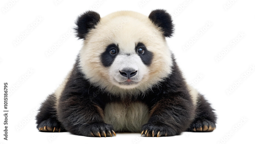 close up of a panda.
