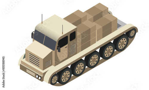 Military tank fiercely attacks with its powerful cannon in a dynamic view, showcasing armored strength and destructive force in battle