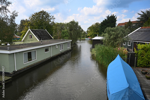 Broek in Waterland village in the province of North Holland, situated about 8 km northeast of Amsterdam,  Netherlands photo