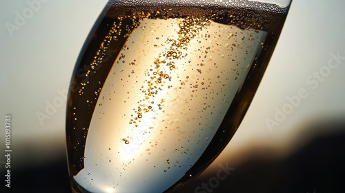 Close-up of a glass of prosecco