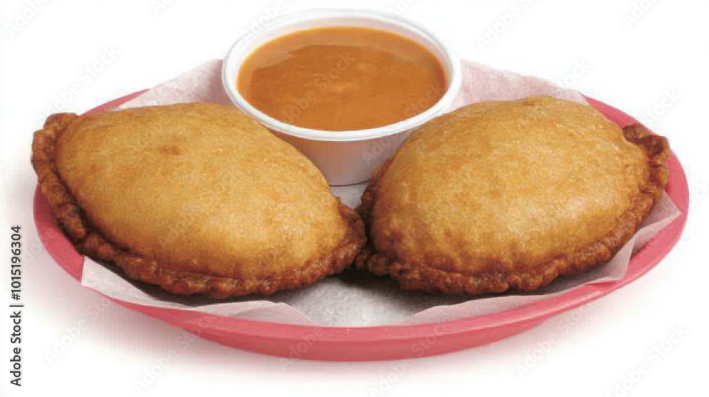 Crispy Golden Samosas with Dipping Sauce Crispy Golden Samosas with Dipping Sauce