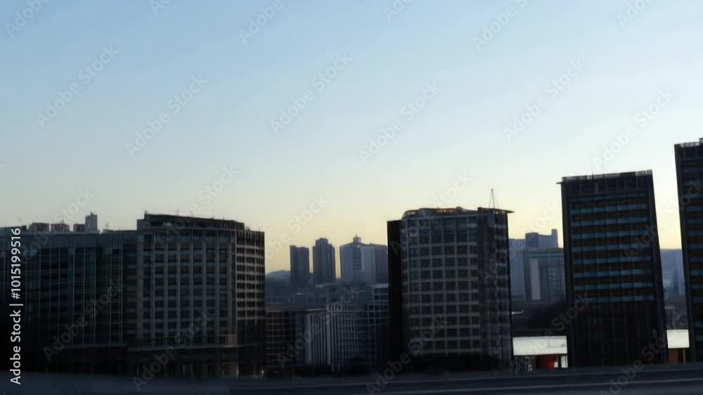 UFO Sighting - City Background UFO Sighting - City Background