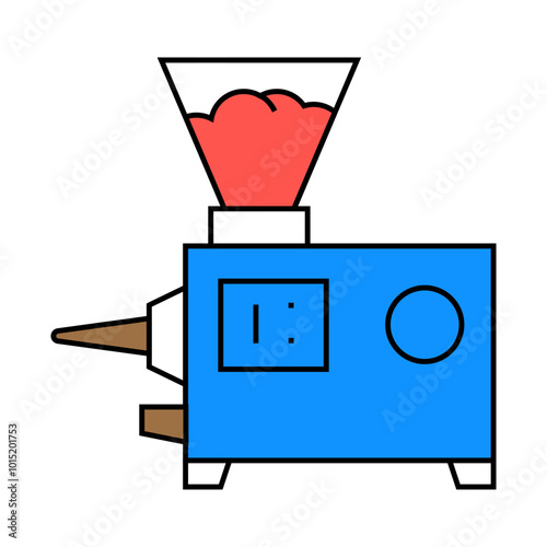 vacuum syringe line icon vector. vacuum syringe sign. isolated symbol illustration