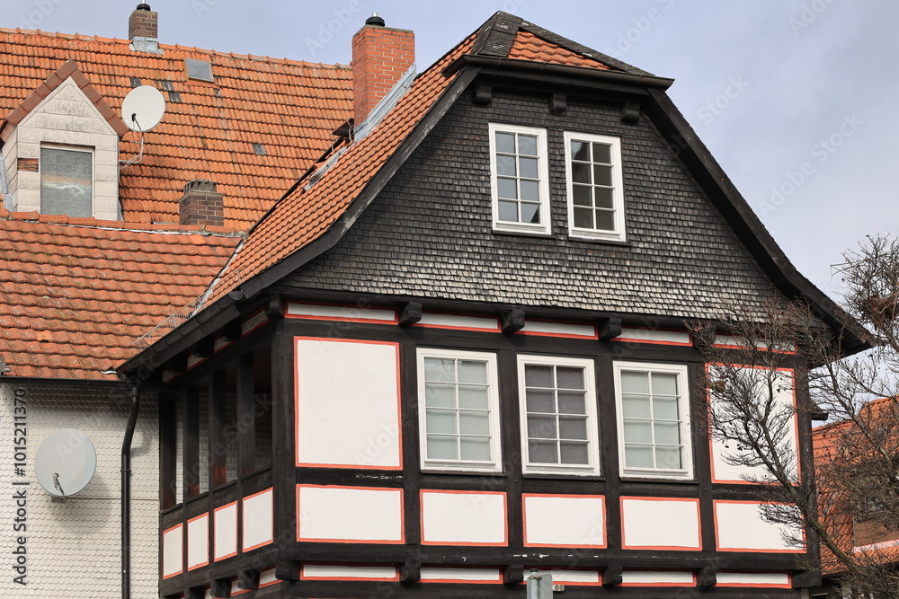 Historisches Fachwerkhaus im Zentrum von Alsfeld in Hessen Historisches Fachwerkhaus im Zentrum von Alsfeld in Hessen