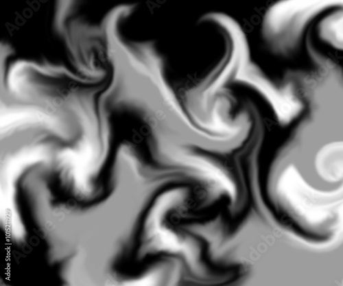 abstract smoke background, Black, grey and white abstract background, twirling abstract background, bnw abstract background 