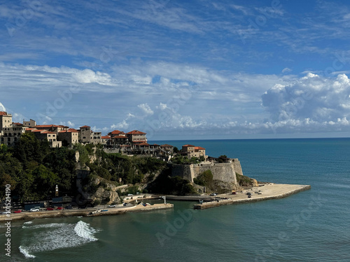 Montenegro Crna Gora city Ulcinj on Adriatic sea  photo