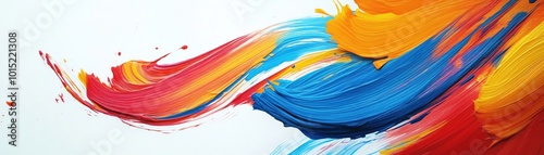 An artistic frame with dynamic brush strokes, creating a vibrant border