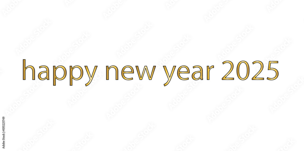 2025 Happy New Year background glitter isolated on white background. Festive celebration banner 2025 Happy New Year background glitter isolated on white background. Festive celebration banner