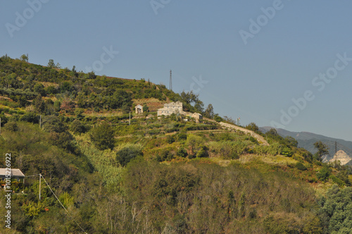 The hills in Genoa