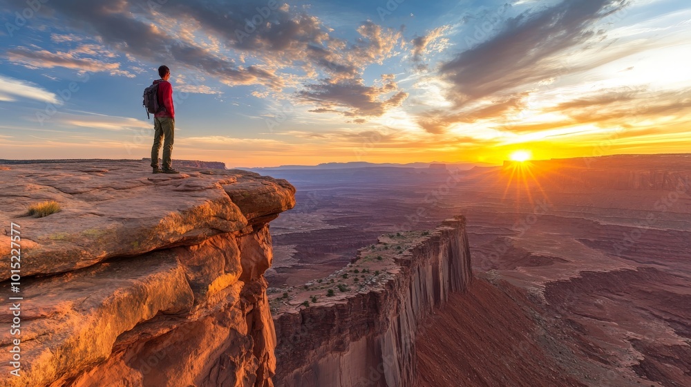 Breathtaking Sunset Over the Majestic Canyons Breathtaking Sunset Over the Majestic Canyons
