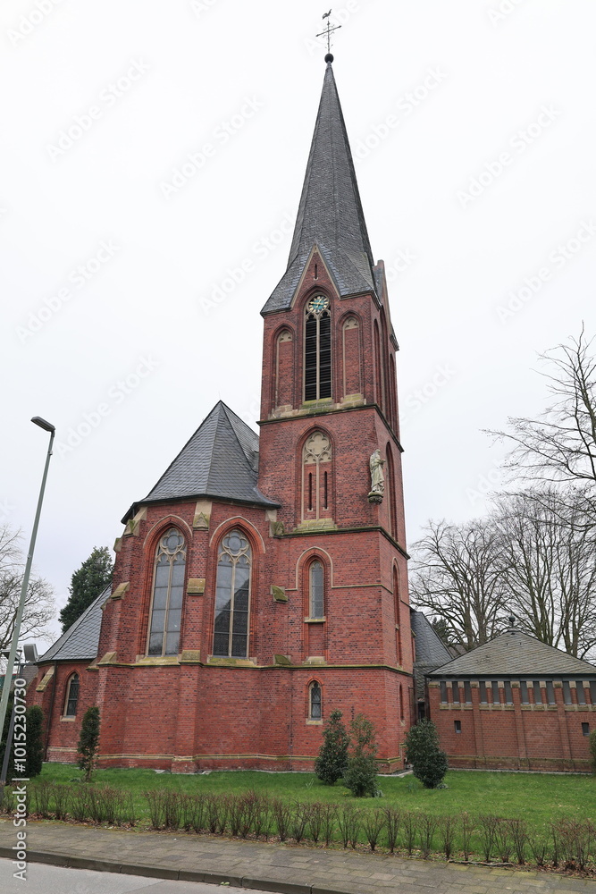 Historische Kirche im Zentrum von Hamminkeln in Nordrhein-Westfalen Historische Kirche im Zentrum von Hamminkeln in Nordrhein-Westfalen