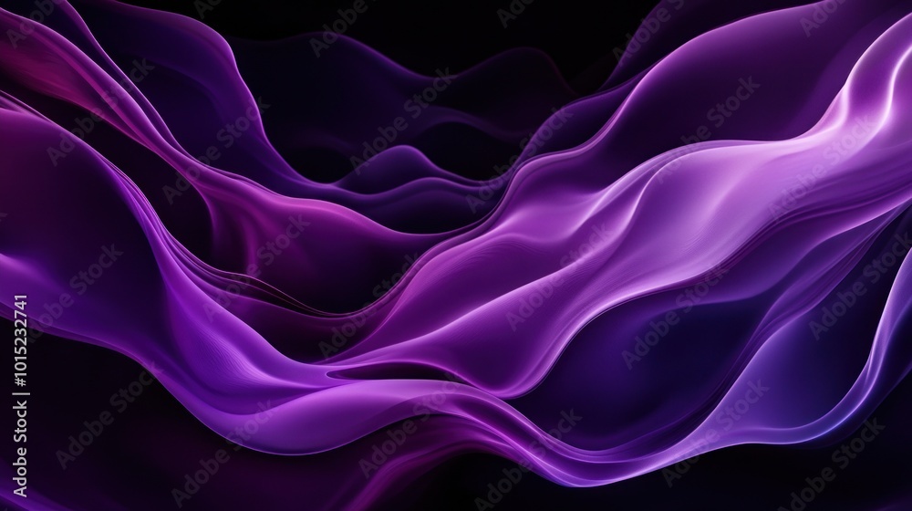Abstract Purple Waves Abstract Purple Waves