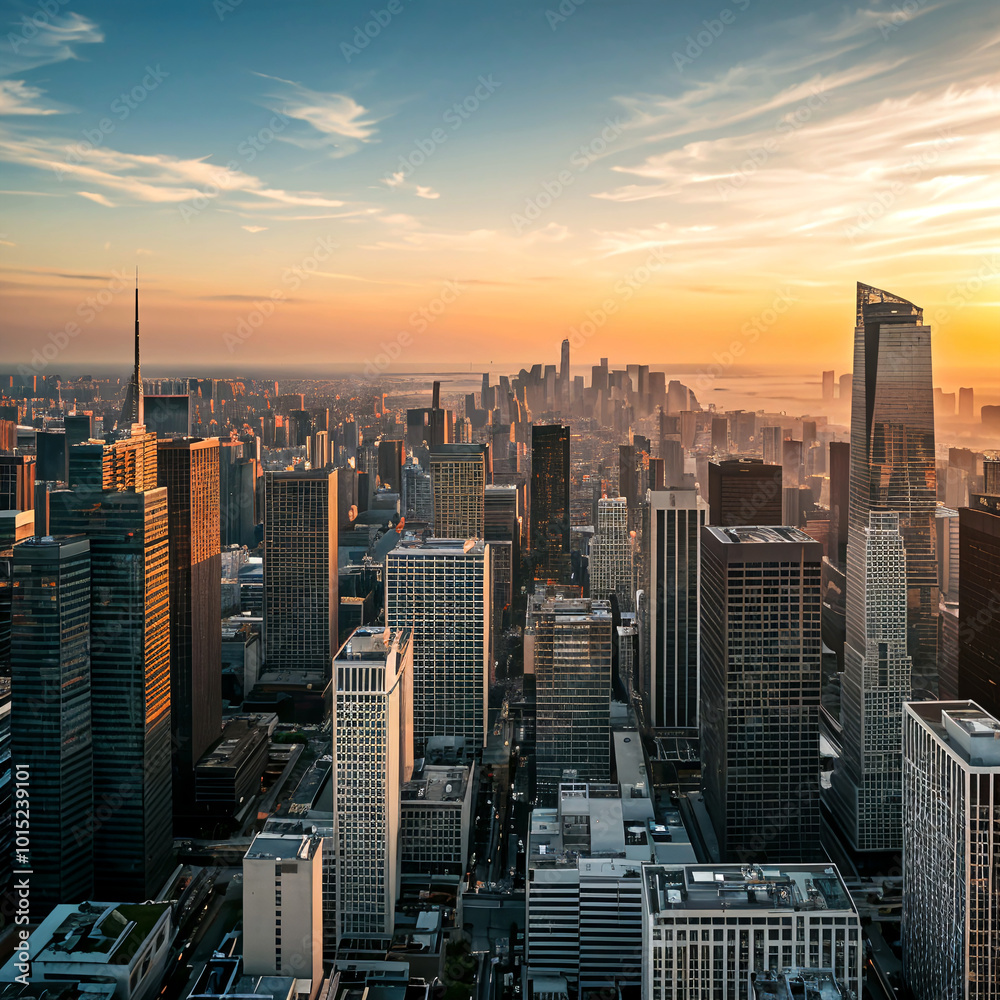 Fototapeta premium city skyline