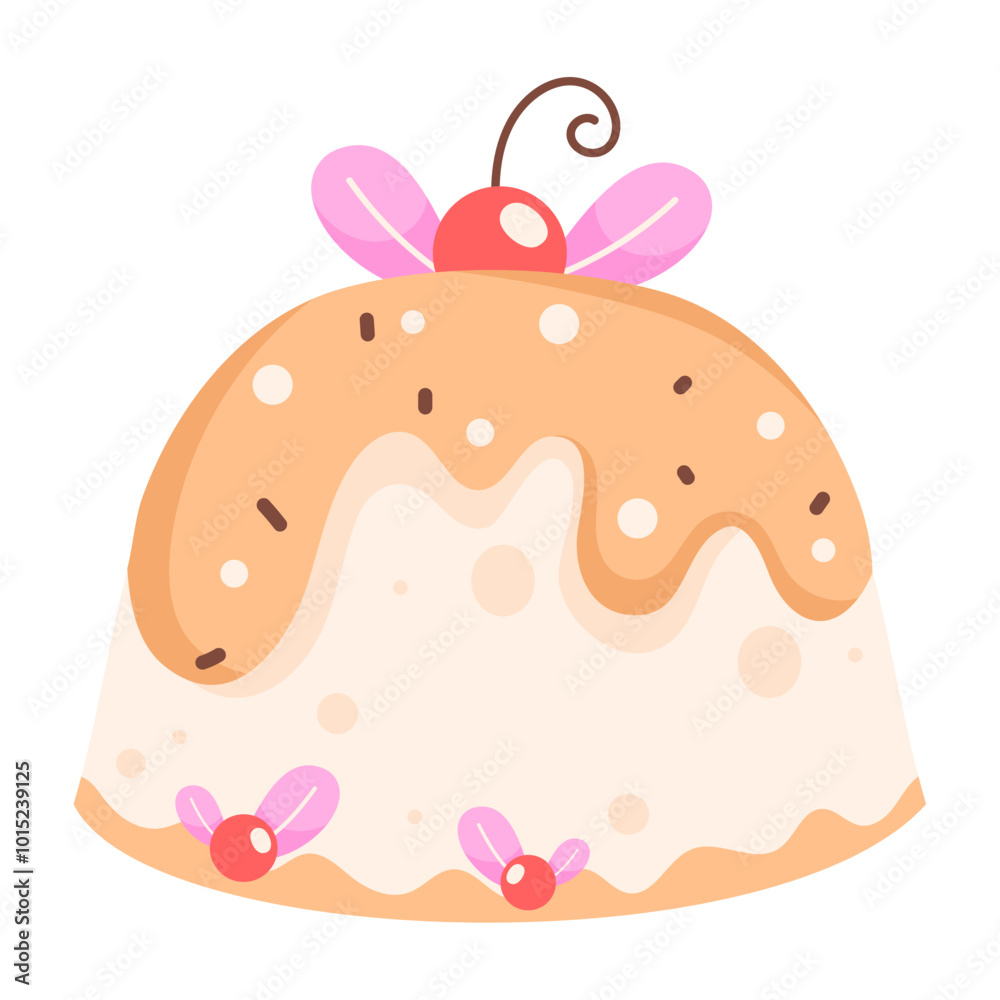 sweet birthday cake with petals decoration sweet birthday cake with petals decoration